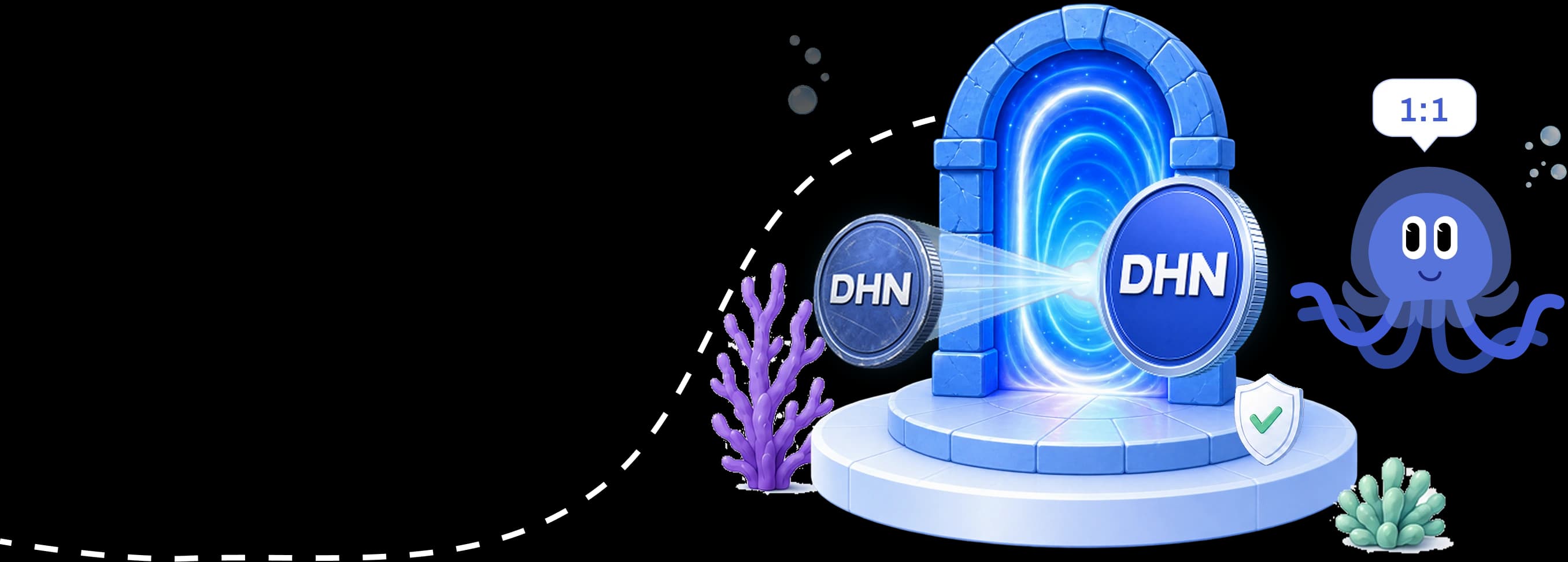 DHN token migration illustration
